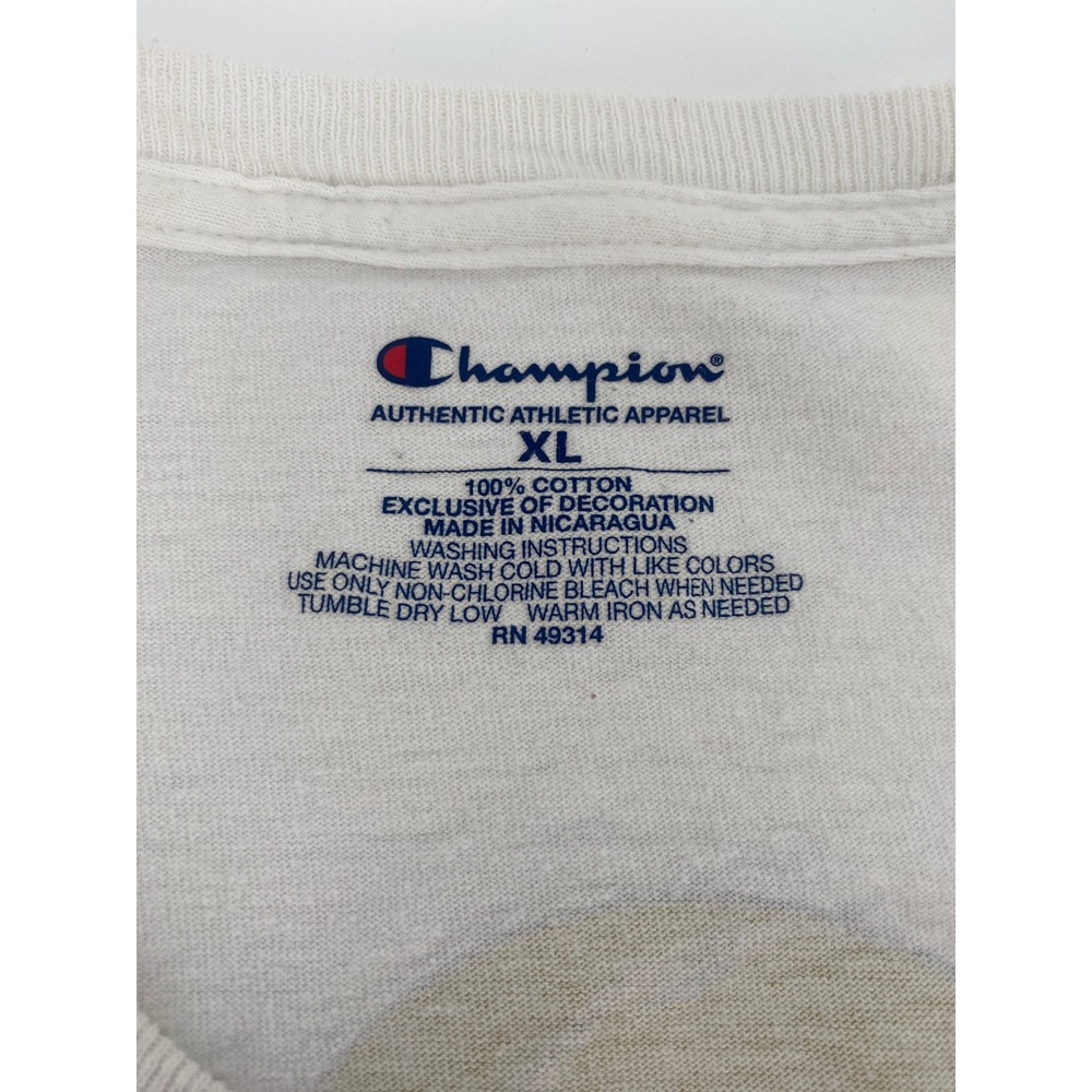 Champion Notre Dame Irish Gameday T-Shirt Mens XL White 2017 vs Miami Redhawks - Picture 3 of 6